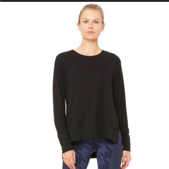ALO Yoga Tops - Alo Yoga Glimpse Long Sleeve Pullover